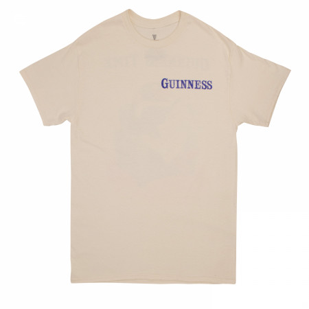 Guinness Time Penguin Front and Back Print T-Shirt
